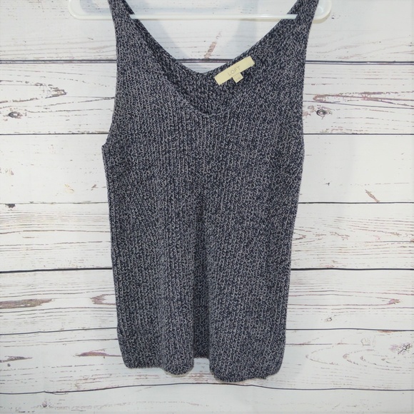 LOFT Tops - Loft black and white knit Size ZS Tank Sweater Top